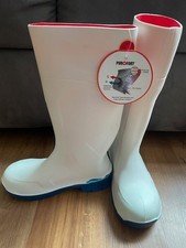 Dunlop Purofort Multigrip Foodpro White Full Safety Foamed PU Wellies Size 3