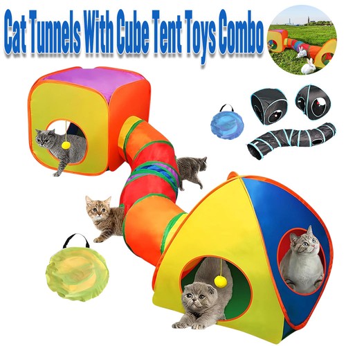 Diy cat tunnel with - diy, tent