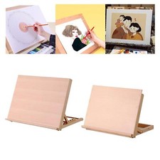 Table Easel Sketch Pad Tabletop Portable Art Supplies Sketching for Watercolor