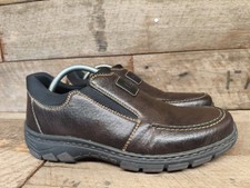 Rieker Mens Brown Leather Slip