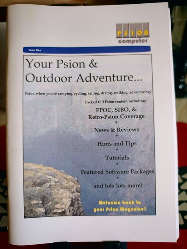 Psion computer magazine issue - psion, magazine,