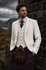 Men scottish cream argyle - scottish,