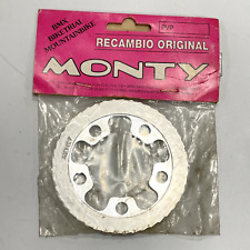 NOS Monty Chainring Guard Trials Bike BMX Bash Guard New Sprocket Vintage 58 bcd