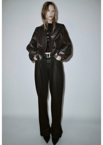 Zara size faux leather - size, high