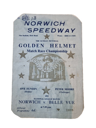 Golden helmet match race - golden,