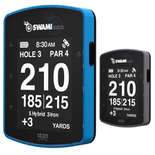 Izzo Swami KISS Golf GPS 2.0 Handheld Rangefinder with Integrated Magnets -Grey