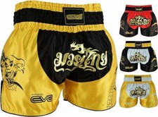 EVO Fitness Muay Thai Shorts MMA Martial Arts Grappling Kick Boxing UFC