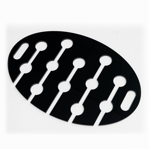 Champagne flute serving tray - champagne,