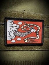 Revolutionary War Bedford Flag Patch Tactical ARMY Hook Military USA Badge 