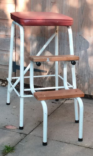 Vintage foldable step - vintage, 2-step
