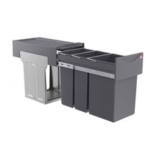 Hailo waste collector 366619 waste bin kitchen built - in trash can waste separation system