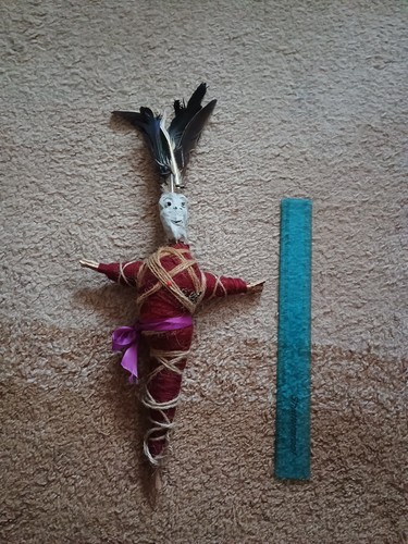 Handmade voodoo doll - voodoo,
