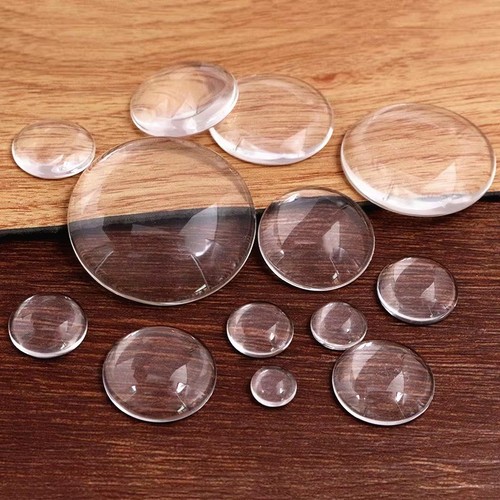 Round clear glass - round,