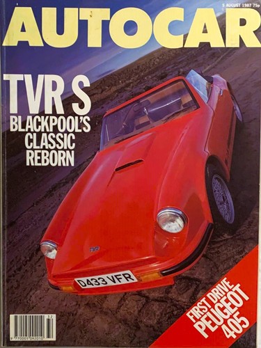 Autocar magazine aug - magazine, 05-aug-87