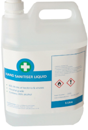 Liquid hand sanitiser ltr - sanitiser,