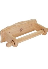 Apollo Wall Mounted Wooden Towel Holder Rustic Bathroom Towel Rail Storage