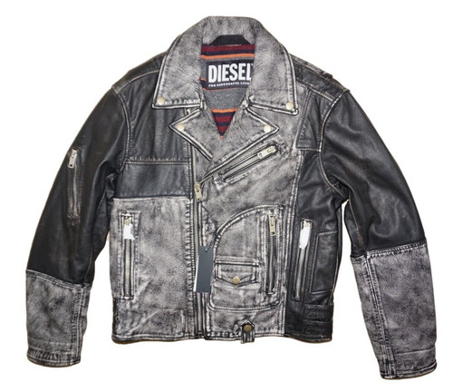 Diesel conway leather jacket - l-conway,