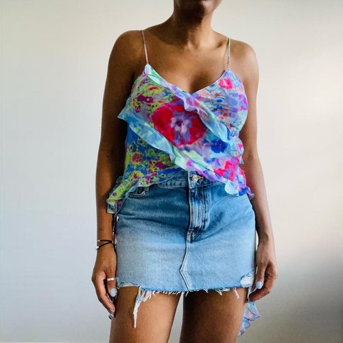Zara blue floral - blue, cami