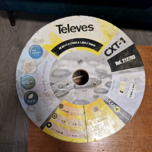 Wooden reel 250m coaxial - reel, 250m,