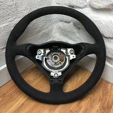Genuine Porsche 996 dark grey alcantara steering wheel. GT3, 986 Boxster etc 16D
