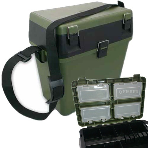 Fishing seat box system - seat,