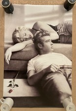 MARILYN MONROE & JAMES DEAN BY PAUL GASSENHEIMER, AUTHENTIC  2011 POSTER