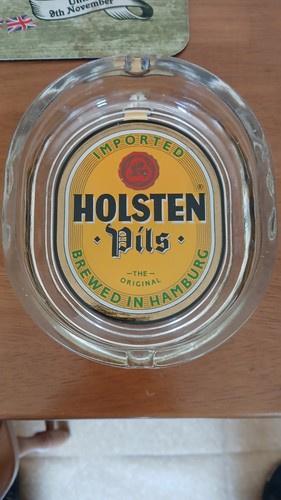 Holsten pills glass ashtray - holsten,