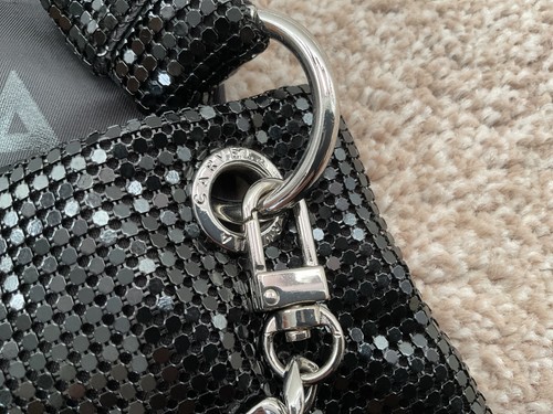Carvela black chainmail