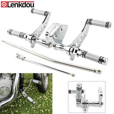Chrome Forward Controls Kit Foot Pegs For Harley Dyna Street Bob FXDB FXDL 00-17