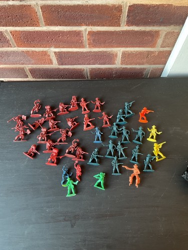Vintage plastic figures - plastic,