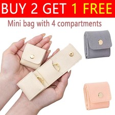 Mini Travel Jewelry Bag, Jewelry Organizer, Multifunctional Pouch With Buckle