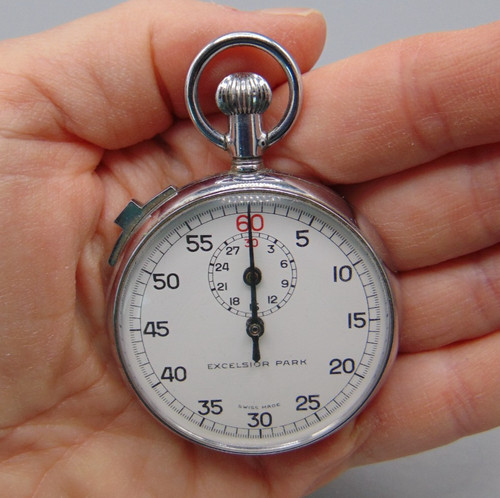 Vintage swiss stopwatch - vintage,