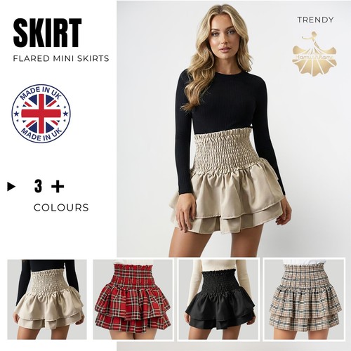Womens pleated mini - mini, skirt