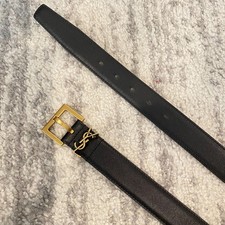 Authentic YSL Saint Laurent Belt Size 85
