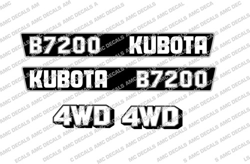 Kubota b7200 compact tractor - kubota,