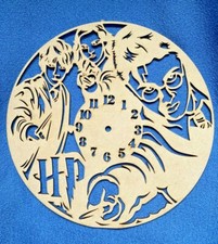 Wooden MDF Harry Potter  Clock