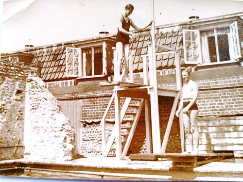 Two men swimwear vintage - swimwear,