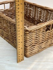Rattan wicker basket with