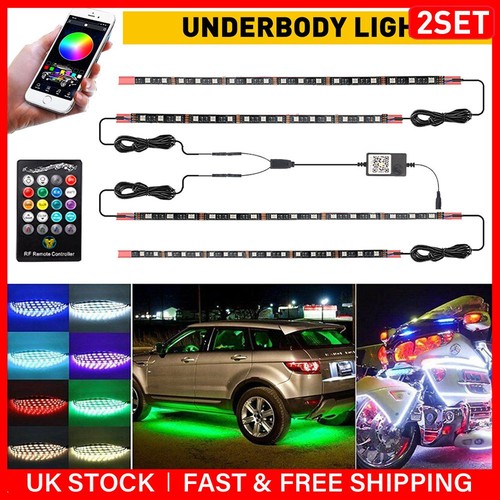 Pair rgb led car underglow - led,