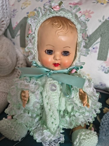 Rosebud hard plastic doll - plastic,