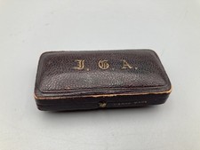 Antique vintage brown leather