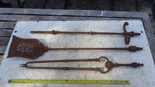 Blacksmith made fire poker - blacksmith,