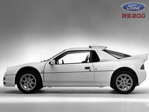 Ford rs200 showroom retro - showroom,