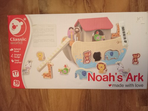Wooden noah ark - wooden, noah's