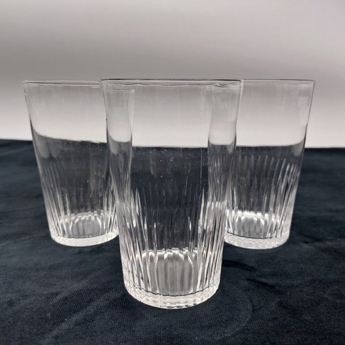 Cut crystal tumblers - cut, highball