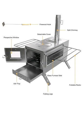 Large tent stove - tent,