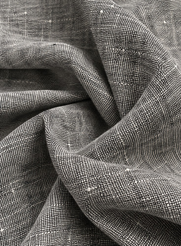100 linen fabric - fabric, white