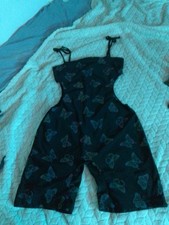 Jazzy Garms Butterfly Reflective Sleeveless Rave Outfit Excellent Condition