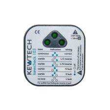Kewtech KEWCHECK103 240v Socket Tester with Audible Tone UK Plug - Kewtech Agent