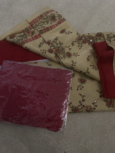 New unstitched punjabi suit - unstitched,